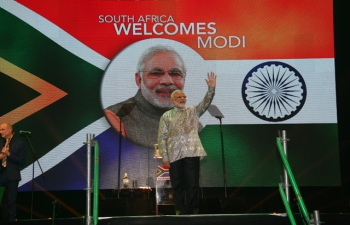  Prime Minister Shri Narendra Modi's address to the Indian community at Ticketpro Dome, Johannesburg