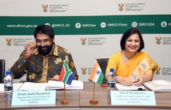 10th India- South Africa Foreign Office Consultations, Pretoria, 3rd October 2019