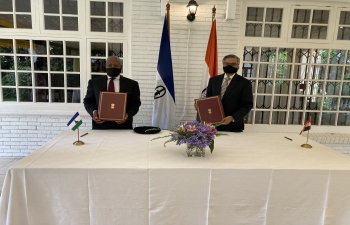 Agreement on exemption of visa requirement for holders of diplomatic and official passports was signed on 3 December 2020 in Pretoria